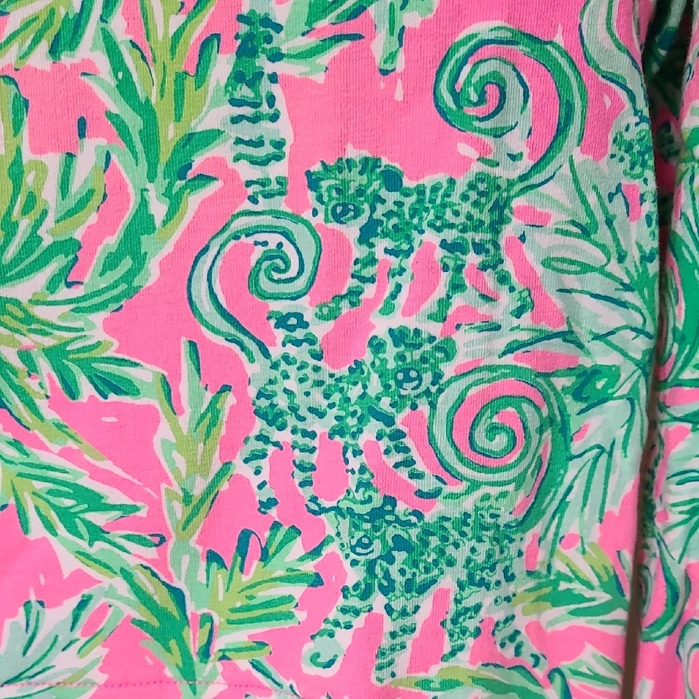 Lilly Pulitzer Skipper Popover Hangin Around Prosecco Pink UPF 50+ XS - Picture 11 of 14